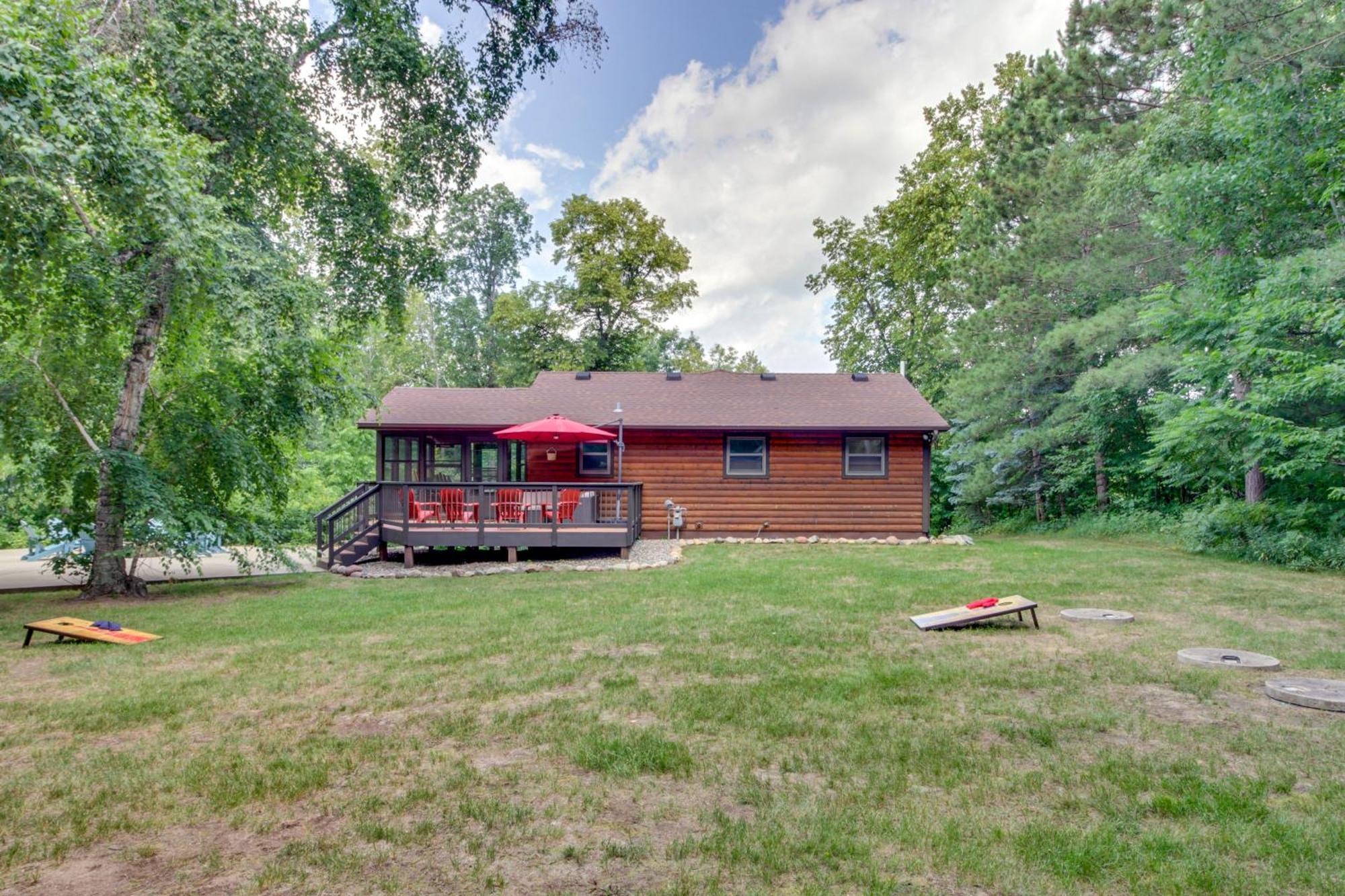 Beautiful Breezy Point Home With Beach And Dock! Pequot Lakes Εξωτερικό φωτογραφία